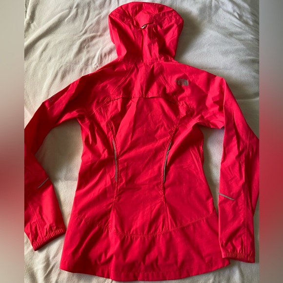 Bright Coral North Face Windbreaker Jacket - Picture 8 of 8